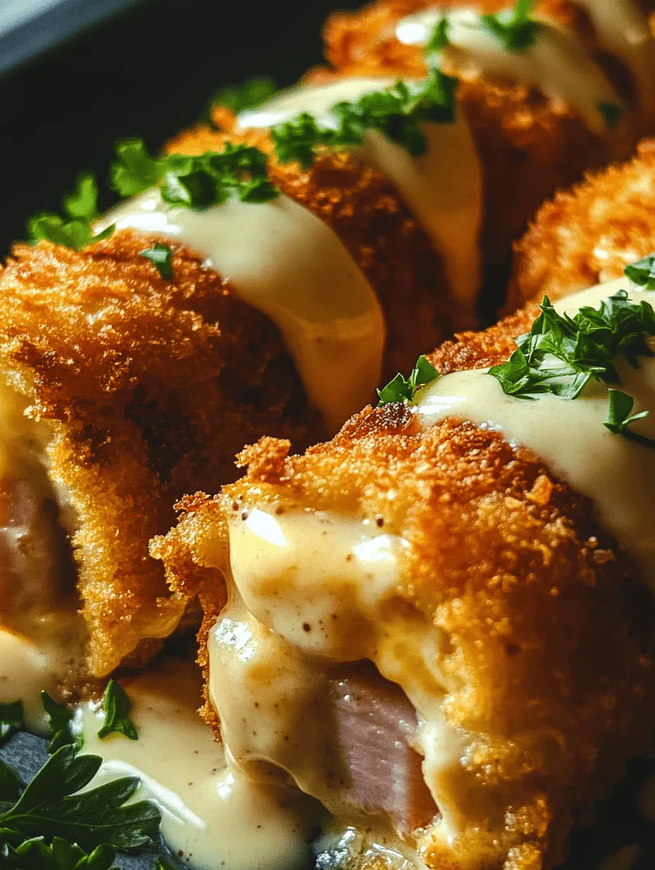 Chicken Cordon Bleu is a beloved dish that encapsulates the essence of comfort food, combining tender chicken breasts, savory ham, and rich Swiss cheese into a delightful culinary experience. This classic recipe is celebrated for its harmonious blend of flavors and textures, making it a perfect centerpiece for any meal. Whether you’re hosting a family dinner, celebrating a special occasion, or simply meal prepping for the week, Chicken Cordon Bleu stands out as a versatile choice that appeals to everyone at the table.