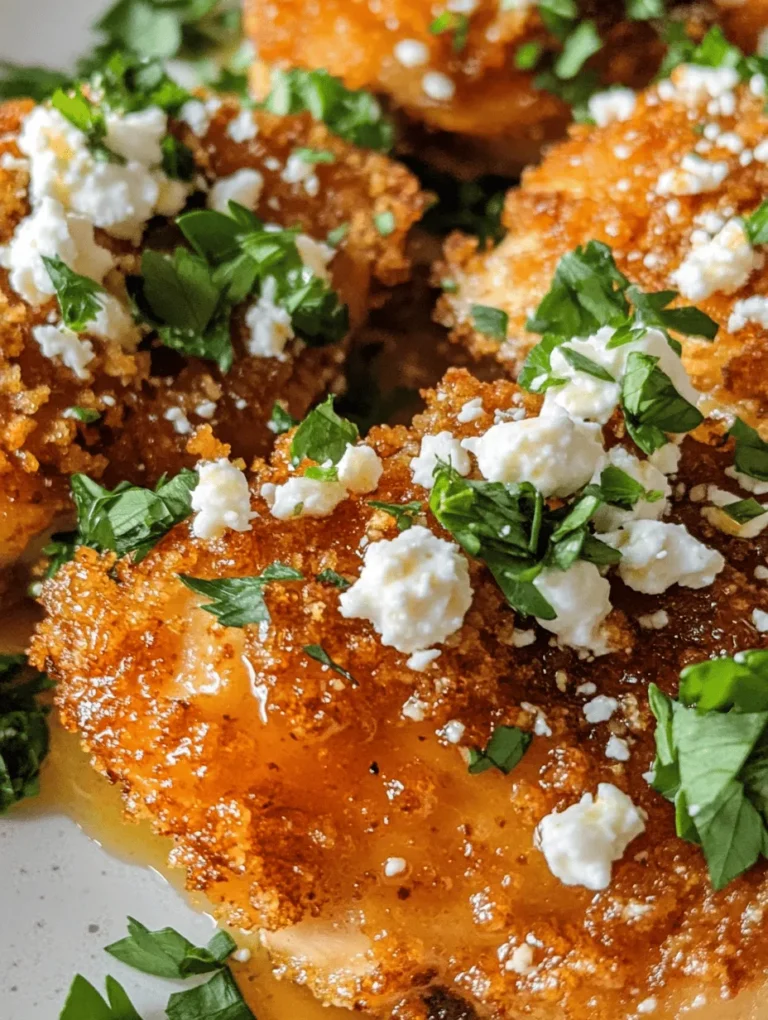 Crispy Hot Honey Feta Chicken is a culinary masterpiece that has garnered attention for its unique blend of sweet and savory flavors. This dish not only tantalizes the taste buds but also elevates an ordinary meal into something extraordinary. The combination of crispy, golden chicken thighs drizzled with hot honey and topped with creamy feta cheese creates a delightful contrast that is hard to resist.