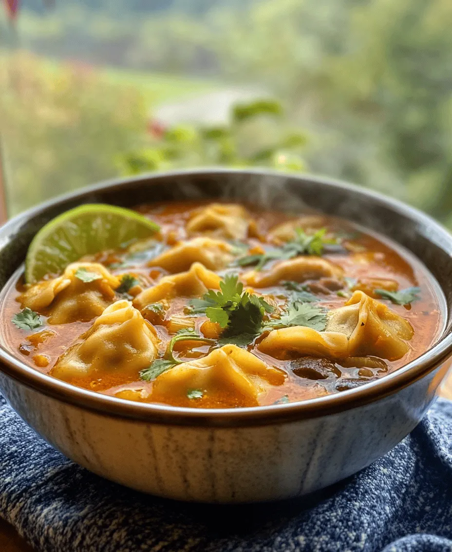 Are you ready to embark on a culinary adventure that marries comfort with vibrant flavors? Introducing the Spicy Curry Bliss Dumpling Soup—a dish that encapsulates the essence of warming, hearty soup infused with the enticing aromas of curry and the delightful chewiness of dumplings. This recipe is a perfect concoction for those chilly evenings when you crave something flavorful yet soothing.