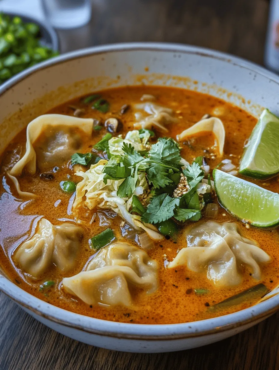 Are you ready to embark on a culinary adventure that marries comfort with vibrant flavors? Introducing the Spicy Curry Bliss Dumpling Soup—a dish that encapsulates the essence of warming, hearty soup infused with the enticing aromas of curry and the delightful chewiness of dumplings. This recipe is a perfect concoction for those chilly evenings when you crave something flavorful yet soothing.