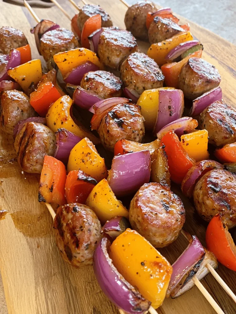At the heart of these skewers lies a harmonious blend of sweet, tangy, and spicy flavors. The sweetness of honey plays beautifully against the sharpness of Dijon mustard, creating a base that is both comforting and exciting. The warmth of spices adds a delightful kick, ensuring every bite is packed with flavor.