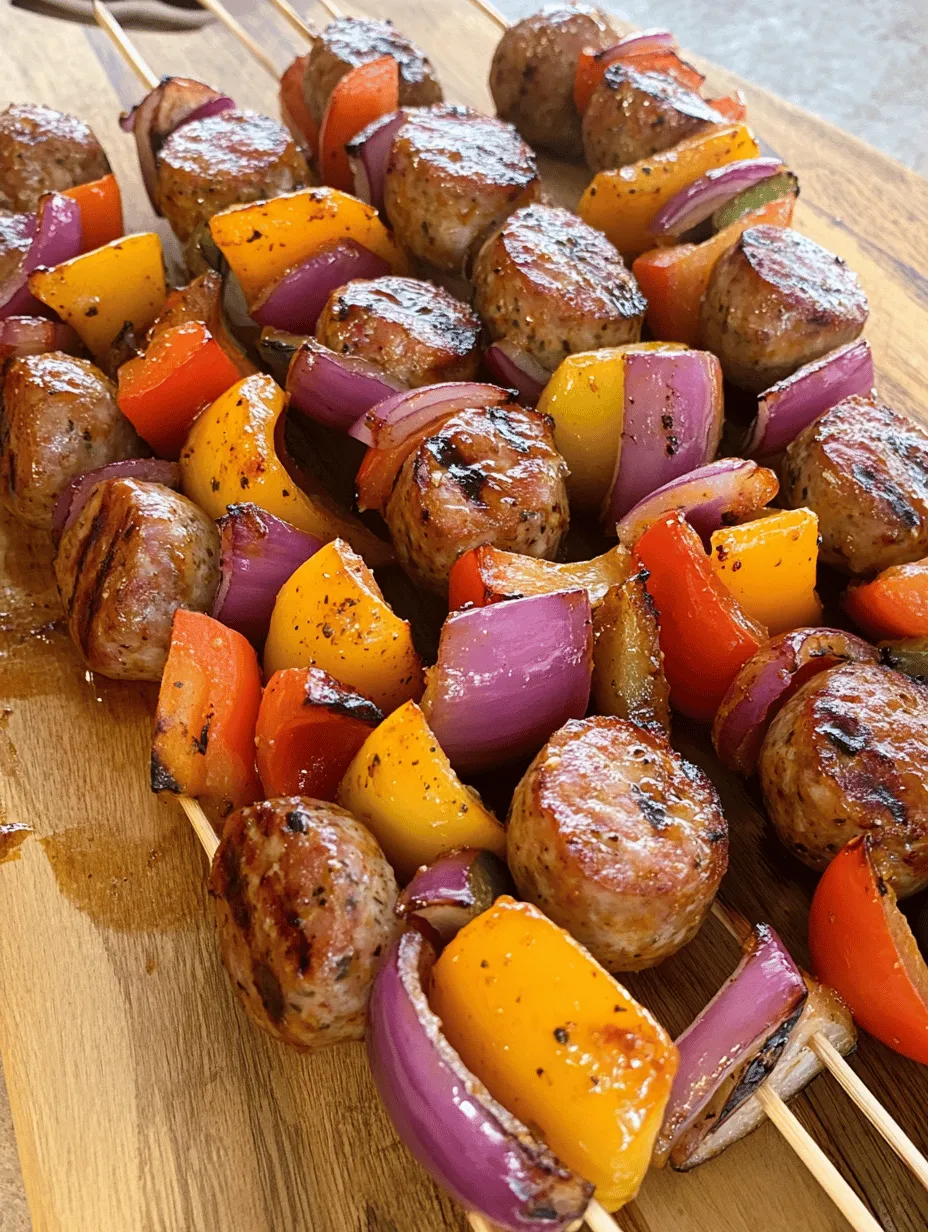 At the heart of these skewers lies a harmonious blend of sweet, tangy, and spicy flavors. The sweetness of honey plays beautifully against the sharpness of Dijon mustard, creating a base that is both comforting and exciting. The warmth of spices adds a delightful kick, ensuring every bite is packed with flavor.