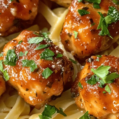 There's something inherently comforting about a dish that melds succulent chicken bites with a rich, creamy pasta. Garlic Butter Chicken Bites with Savory Creamy Parmesan Pasta is a culinary delight that perfectly captures the essence of a hearty family dinner. This dish is not only satisfying to the taste buds but also incredibly easy to prepare, making it an ideal choice for a busy weeknight meal. The combination of tender chicken infused with aromatic garlic butter and a luscious Parmesan sauce draped over perfectly cooked pasta creates an irresistible dining experience.