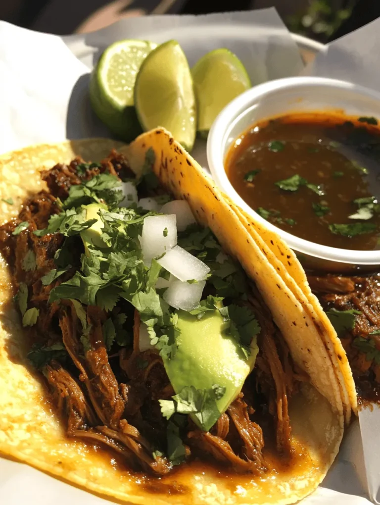 Birria tacos have become a beloved staple in Mexican cuisine, captivating food lovers around the world with their rich flavors and tender textures. This dish, originally from the western state of Jalisco, is not merely a meal; it represents a culinary heritage steeped in history and tradition. The process of slow cooking the meat is crucial, allowing the spices and herbs to meld beautifully, resulting in a hearty and satisfying dish that is perfect for any occasion.