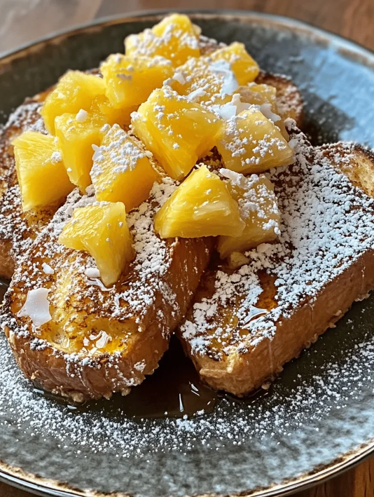 French toast has long been celebrated as a beloved breakfast dish, cherished for its delicious versatility and comforting nature. This classic recipe transforms humble bread into a delightful meal, perfect for leisurely mornings or festive brunches. However, if you're looking to elevate your breakfast experience, the Hawaiian Paradise French Toast offers a unique twist that transports you straight to a tropical paradise.