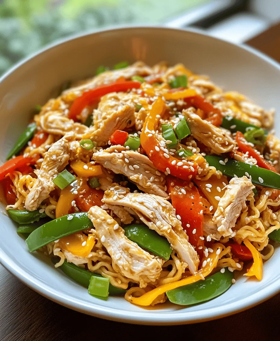 If you're on the lookout for a dish that embodies the essence of comfort food while being quick, nutritious, and utterly delicious, look no further than Chicken Ramen Stir Fry Delight. This dish combines tender chicken, vibrant vegetables, and the ever-popular ramen noodles, creating a satisfying meal that pleases both the palate and the eye. The beauty of this recipe lies in its versatility; you can easily customize it based on your preferences or what you have on hand, making it an ideal choice for busy weeknights or casual gatherings.