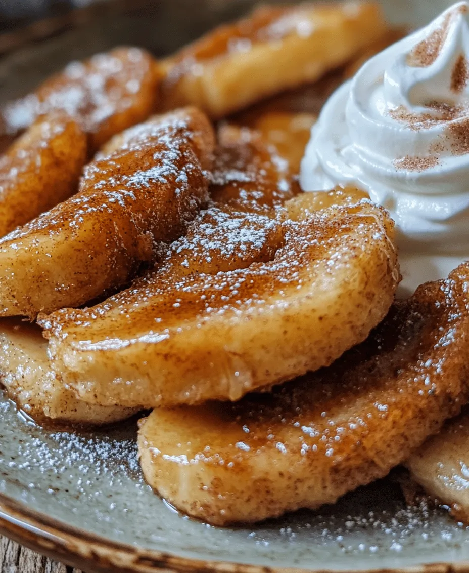 Fried bananas are a decadent treat that brings together the sweetness of ripe fruit and the indulgence of a warm, cinnamon-infused sauce. This delicious recipe combines the crispy texture of fried bananas with a rich cinnamon butter sauce, making it a perfect dessert for any occasion. The combination of flavors and textures creates a culinary experience that is both comforting and delightful. Whether you’re hosting a dinner party, celebrating a special occasion, or simply craving something sweet, this dish is sure to impress your guests and satisfy your sweet tooth.