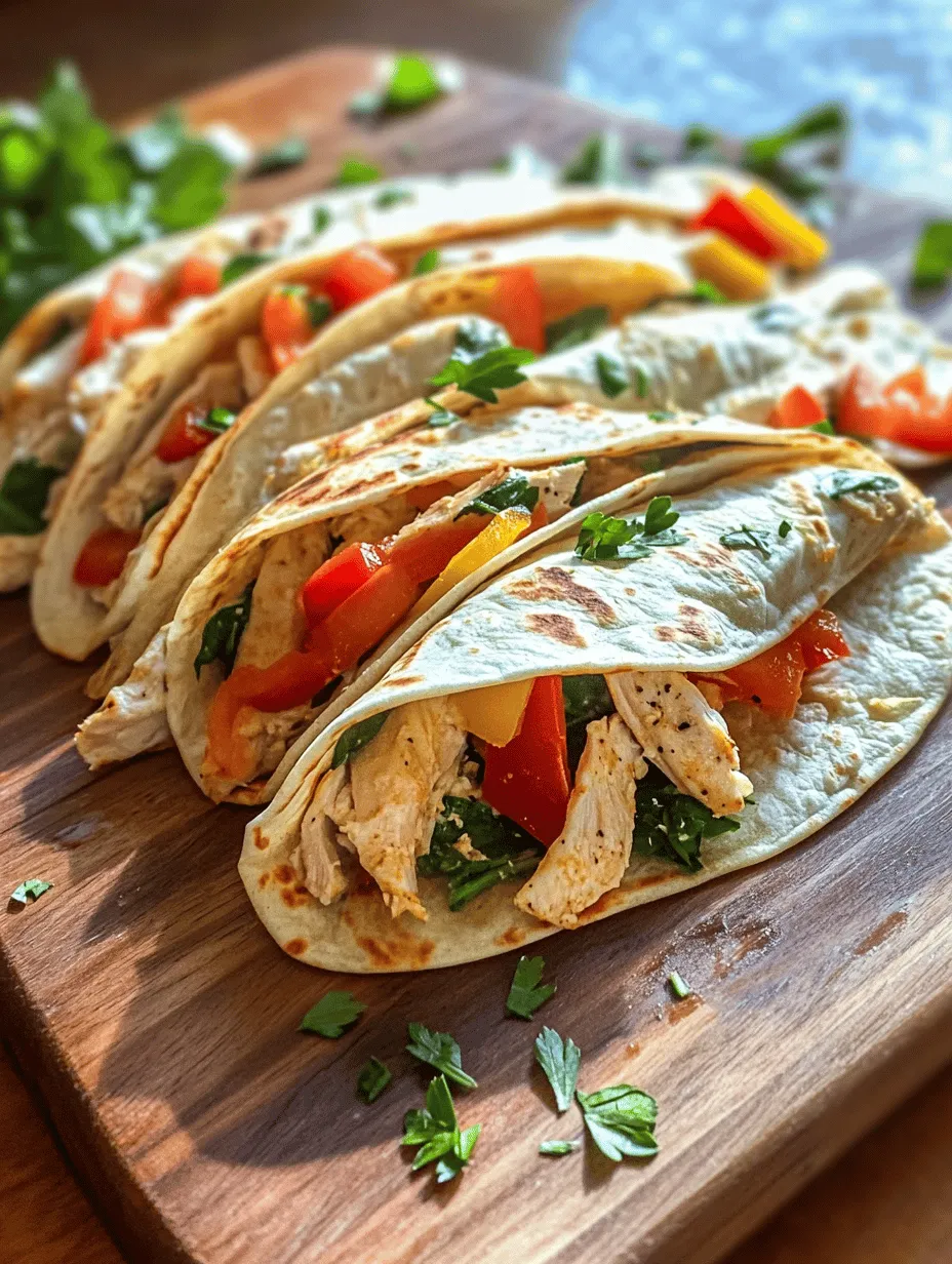 If you're on the hunt for a meal that combines convenience with robust flavors, look no further than Cheesy Garlic Chicken Wraps. This delightful dish is perfect for any occasion, whether you're preparing a quick weeknight dinner, a casual lunch, or even a picnic treat. Wraps are an incredibly versatile option, allowing you to tailor the ingredients to fit your preferences, making them a favorite in many households.