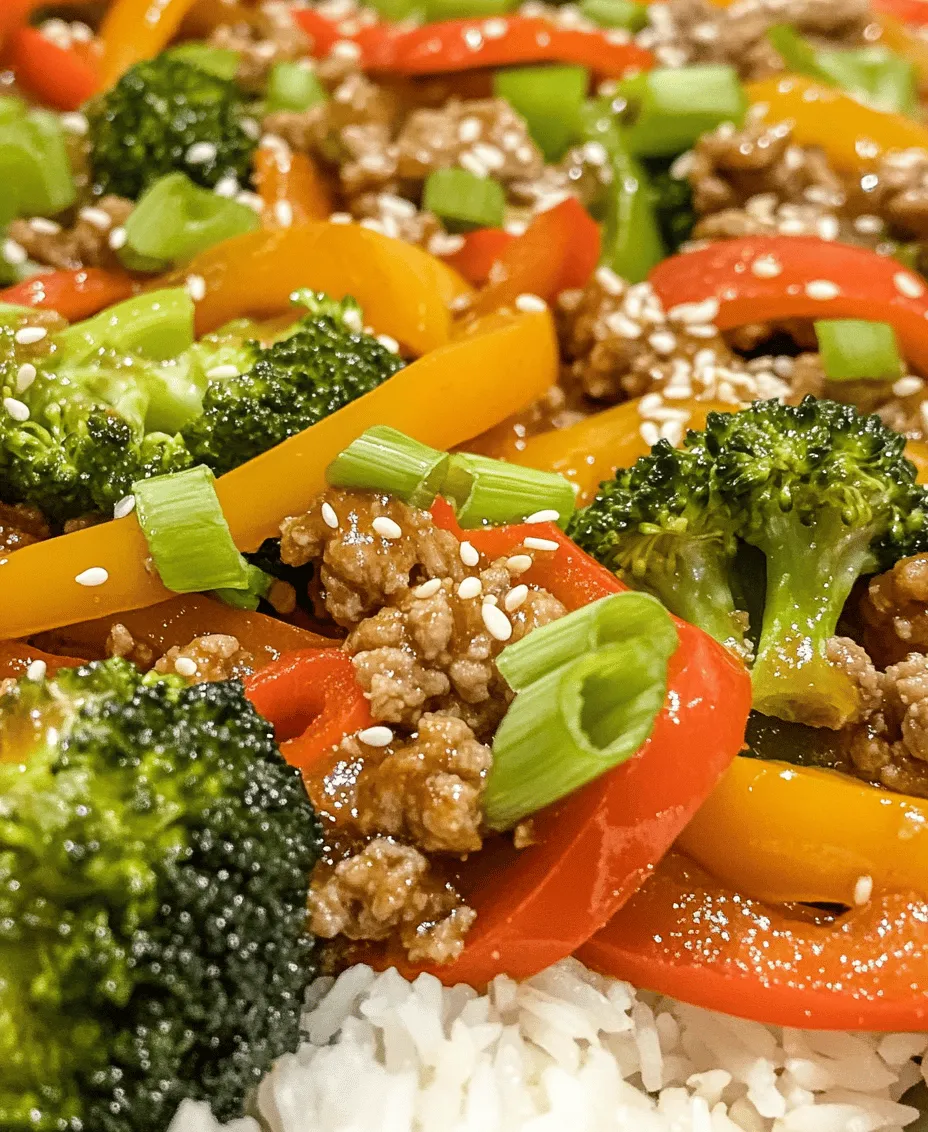 Stir fry dishes have become a beloved staple in kitchens worldwide, transcending cultural boundaries with their vibrant flavors and quick cooking methods. Originating from Asian cuisines, stir fry is not just a meal; it’s a culinary technique that emphasizes the use of high heat, minimal oil, and fresh ingredients, making it a healthy choice for any dining occasion. Today, we’re excited to present a delightful recipe for Savory Ground Turkey Teriyaki Stir Fry, a dish that perfectly marries the savory notes of ground turkey with the sweet and tangy essence of teriyaki sauce.