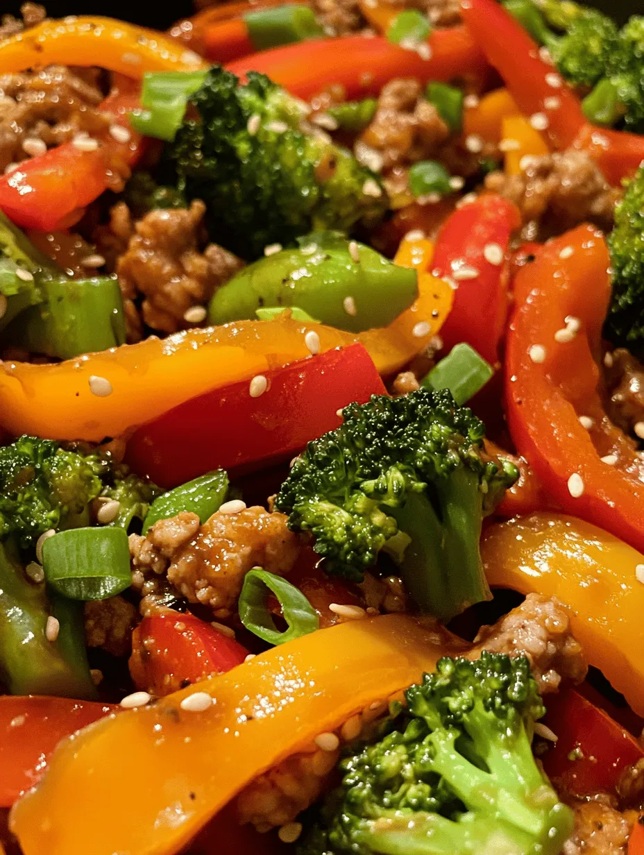 Stir fry dishes have become a beloved staple in kitchens worldwide, transcending cultural boundaries with their vibrant flavors and quick cooking methods. Originating from Asian cuisines, stir fry is not just a meal; it’s a culinary technique that emphasizes the use of high heat, minimal oil, and fresh ingredients, making it a healthy choice for any dining occasion. Today, we’re excited to present a delightful recipe for Savory Ground Turkey Teriyaki Stir Fry, a dish that perfectly marries the savory notes of ground turkey with the sweet and tangy essence of teriyaki sauce.
