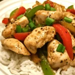 Spicy Stir-Fried Black Pepper Chicken is a culinary delight that captures the essence of Asian cuisine, combining bold flavors with a satisfying crunch. This dish is not only a feast for the palate but also a visual treat, showcasing vibrant colors that make it an attractive addition to any table. The appeal of Spicy Stir-Fried Black Pepper Chicken lies in its harmonious balance of flavors and textures: the tender juiciness of the chicken, the crispness of fresh vegetables, and the pungent warmth of black pepper create a dish that is both exciting and comforting.
