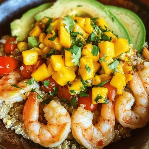 As the summer sun warms the air and the scent of tropical fruits fills the atmosphere, there's nothing quite as refreshing as a bowl bursting with vibrant flavors and healthy ingredients. The Tropical Shrimp & Avocado Bowls with Mango Salsa & Lime-Chili Drizzle encapsulate this essence perfectly, offering a harmonious blend of sweet, savory, and zesty notes that transport your taste buds straight to a beachside paradise. This dish not only pleases the palate but also packs a nutritional punch, making it an ideal choice for health-conscious food lovers.