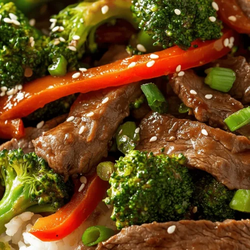 Savory Chinese Beef and Broccoli Delight is a quintessential dish in Chinese cuisine, celebrated for its harmonious blend of flavors and textures. This dish has gained immense popularity in homes and restaurants alike, often featured on menus across the globe. The combination of tender beef, crisp broccoli, and a savory sauce creates a delightful meal that appeals to both children and adults.