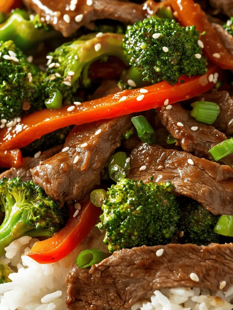 Savory Chinese Beef and Broccoli Delight is a quintessential dish in Chinese cuisine, celebrated for its harmonious blend of flavors and textures. This dish has gained immense popularity in homes and restaurants alike, often featured on menus across the globe. The combination of tender beef, crisp broccoli, and a savory sauce creates a delightful meal that appeals to both children and adults.