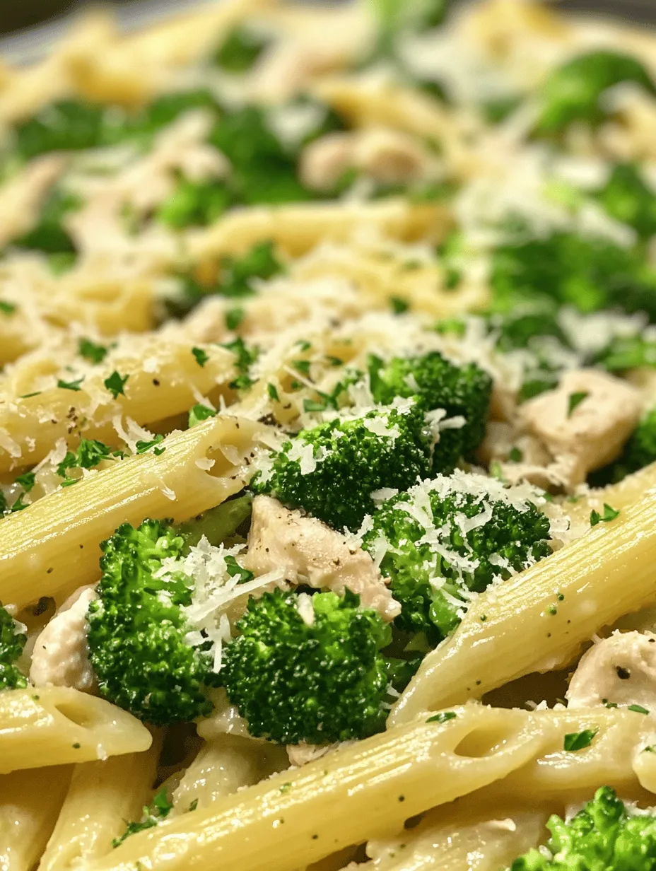 In the world of quick and comforting weeknight dinners, few dishes can rival the allure of Creamy Broccoli and Chicken Penne. This delightful pasta dish combines the tender, juicy flavors of chicken with vibrant broccoli florets, all enveloped in a rich and creamy sauce that promises to satisfy even the most discerning palate. The harmony of textures and flavors — from the smoothness of the sauce to the crunch of the broccoli and the satisfying bite of the penne — makes this recipe an instant favorite for families and busy individuals alike.