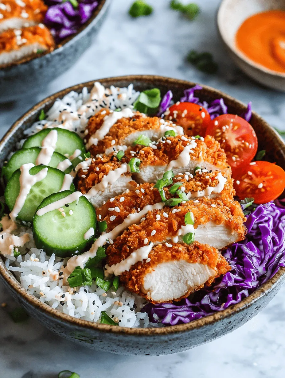 Bang Bang Chicken Bowls have quickly garnered popularity among food enthusiasts for their vibrant flavors and satisfying textures. This dish, a delightful fusion of crispy chicken, fresh vegetables, and a creamy, spicy sauce, is not only a feast for the eyes but also a well-balanced meal that combines protein, fiber, and essential nutrients. The appeal of Bang Bang Chicken Bowls lies in their versatility—whether you’re preparing a quick weeknight dinner or a meal prep option for the week ahead, these bowls can easily adapt to your culinary needs.