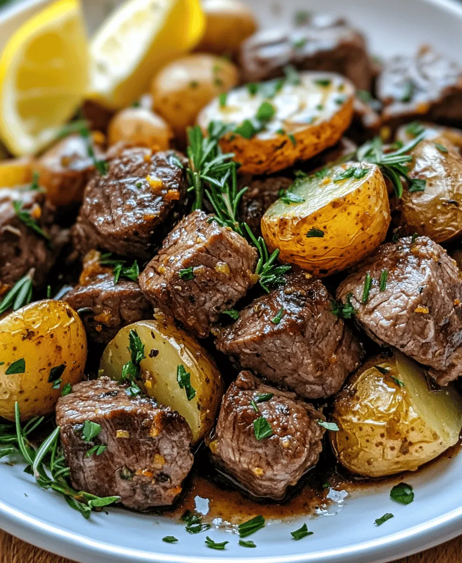 Garlic Butter Steak Bites and Potatoes is a dish that embodies comfort and indulgence, making it a standout choice for family dinners or an elegant meal to impress guests. The appeal of this recipe lies in its heartiness; it combines tender steak bites with creamy, flavorful potatoes, all enveloped in a rich garlic butter sauce. The aroma alone is enough to whet your appetite, coaxing everyone to gather around the table for a satisfying culinary experience.