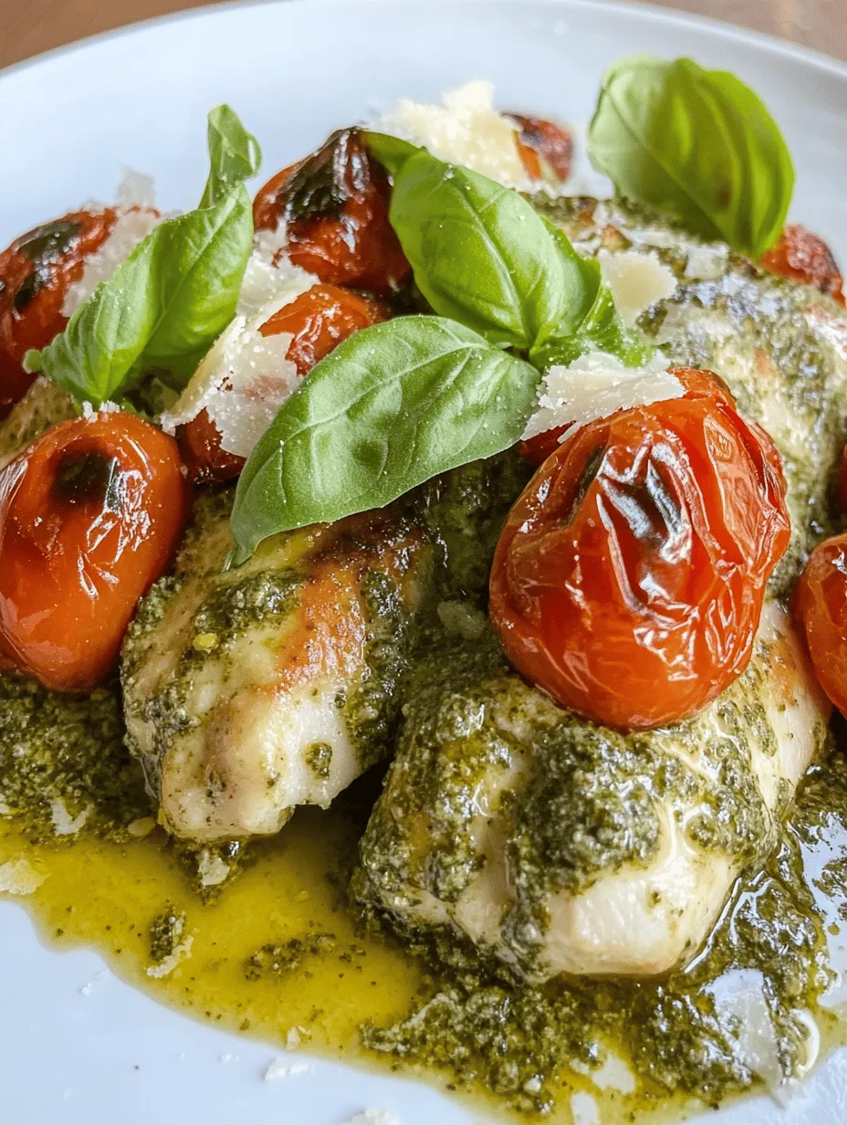 If you're looking for a dish that combines vibrant flavors, wholesome ingredients, and ease of preparation, look no further than Creamy Pesto Chicken with Roasted Tomatoes. This delightful recipe features tender chicken breasts bathed in a luxurious creamy pesto sauce and adorned with sweet, roasted cherry tomatoes. It’s not just a feast for the palate but also a visual treat that can elevate any dining experience.