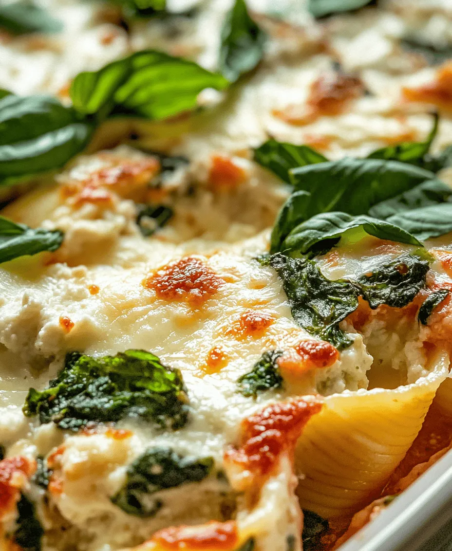 If you’re searching for a comforting and delectable dish that’s sure to please the entire family, look no further than Easy Spinach & Ricotta Stuffed Shells. This pasta delight combines the creamy richness of ricotta cheese, the vibrant flavors of fresh spinach, and the gooey stretch of mozzarella, creating a satisfying meal perfect for family dinners, gatherings, or even weeknight indulgences.