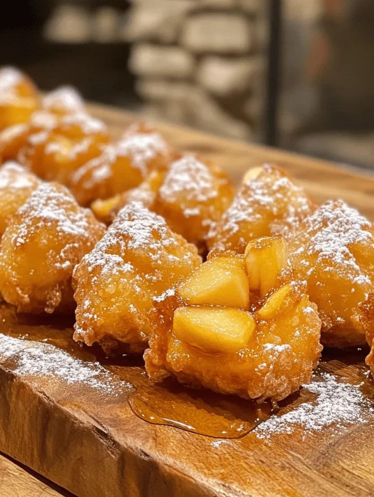 Welcome to the delightful world of homemade Apple Fritter Bites, a scrumptious treat that melds the sweet and tangy essence of fresh apples with a fluffy, golden batter. These bite-sized morsels are a testament to the comforting flavors of fall, but they can be enjoyed year-round. They are incredibly easy to make and are sure to be a hit at any gathering, from casual family brunches to festive holiday celebrations.