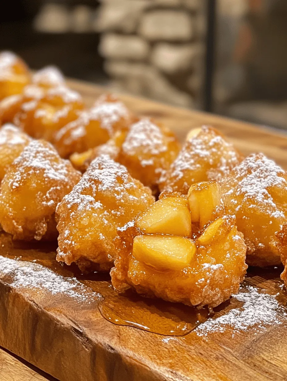 Welcome to the delightful world of homemade Apple Fritter Bites, a scrumptious treat that melds the sweet and tangy essence of fresh apples with a fluffy, golden batter. These bite-sized morsels are a testament to the comforting flavors of fall, but they can be enjoyed year-round. They are incredibly easy to make and are sure to be a hit at any gathering, from casual family brunches to festive holiday celebrations.