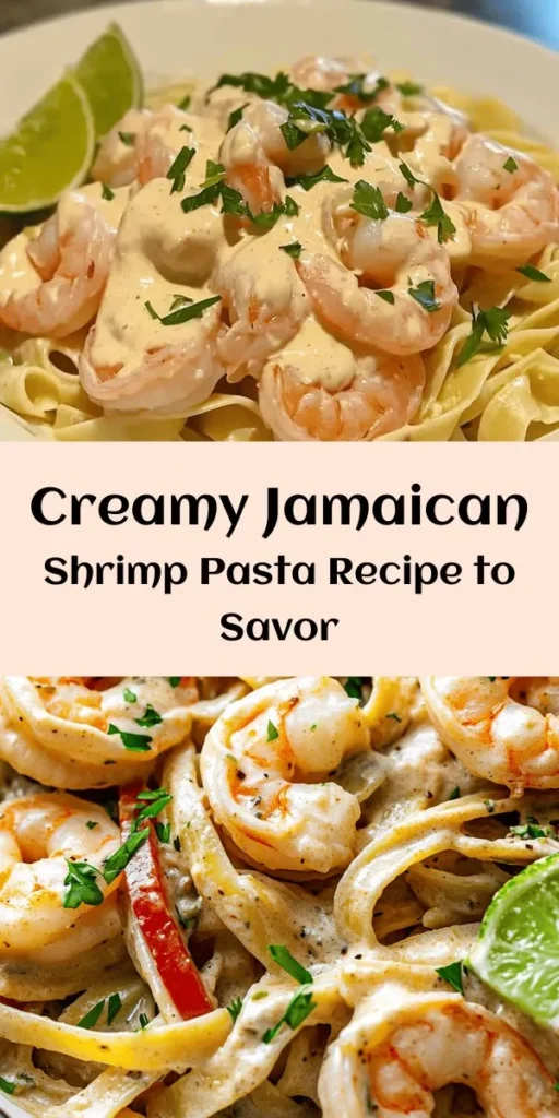Dive into the vibrant flavors of the Caribbean with this delicious Jamaican Shrimp Pasta! This dish blends fresh shrimp with creamy coconut milk, jerk seasoning, and your choice of pasta for an unforgettable culinary experience. It's perfect for special occasions or a cozy weeknight dinner. Try this fusion of Jamaican and Italian cuisine that will transport your taste buds straight to a sun-soaked beach! #JamaicanShrimpPasta #CaribbeanCuisine #PastaLovers #Foodie #FusionFood #RecipeIdeas