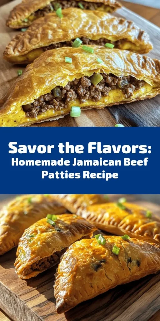 Experience the vibrant flavors of the Caribbean with Jamaican beef patties! These flaky pastries are filled with spiced, savory goodness and have a rich cultural history. From traditional fillings to vegetarian options, there's a patty for everyone. Learn how to create these delectable treats with our step-by-step guide and embrace a piece of Jamaican heritage in your kitchen. Perfect for any occasion! #JamaicanBeefPatties #CaribbeanCuisine #DeliciousSnacks #Foodie #CookingTips #CulturalHeritage