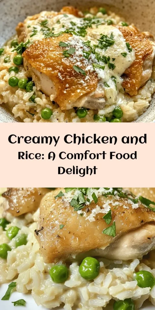 Discover the ultimate comfort food with this creamy smothered chicken and rice recipe! Perfect for busy weeknights, this dish combines succulent chicken thighs, fluffy rice, and a rich creamy sauce that's sure to please the whole family. With simple ingredients and easy prep, you'll have a delicious home-cooked meal on the table in under an hour. Elevate your dinner game and enjoy this satisfying meal that's packed with flavor. Try it tonight! #ComfortFood #ChickenAndRice #WeeknightDinner #EasyRecipes #FamilyMeals #CreamyChicken #HomeCooking #DeliciousEats #Foodie