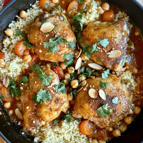 Moroccan cuisine is a vibrant tapestry of flavors, colors, and aromas that reflect the country’s rich cultural heritage and geographical diversity. Renowned for its ability to blend spices in a way that tantalizes the palate, Moroccan dishes often tell a story of tradition, history, and the warmth of family gatherings. Among the standout recipes in this culinary landscape is Moroccan Spiced Chicken, a dish that embodies the essence of North African cooking. This aromatic chicken is not only a feast for the senses but also a perfect centerpiece for family dinners or gatherings, ensuring that every bite is a delightful experience.