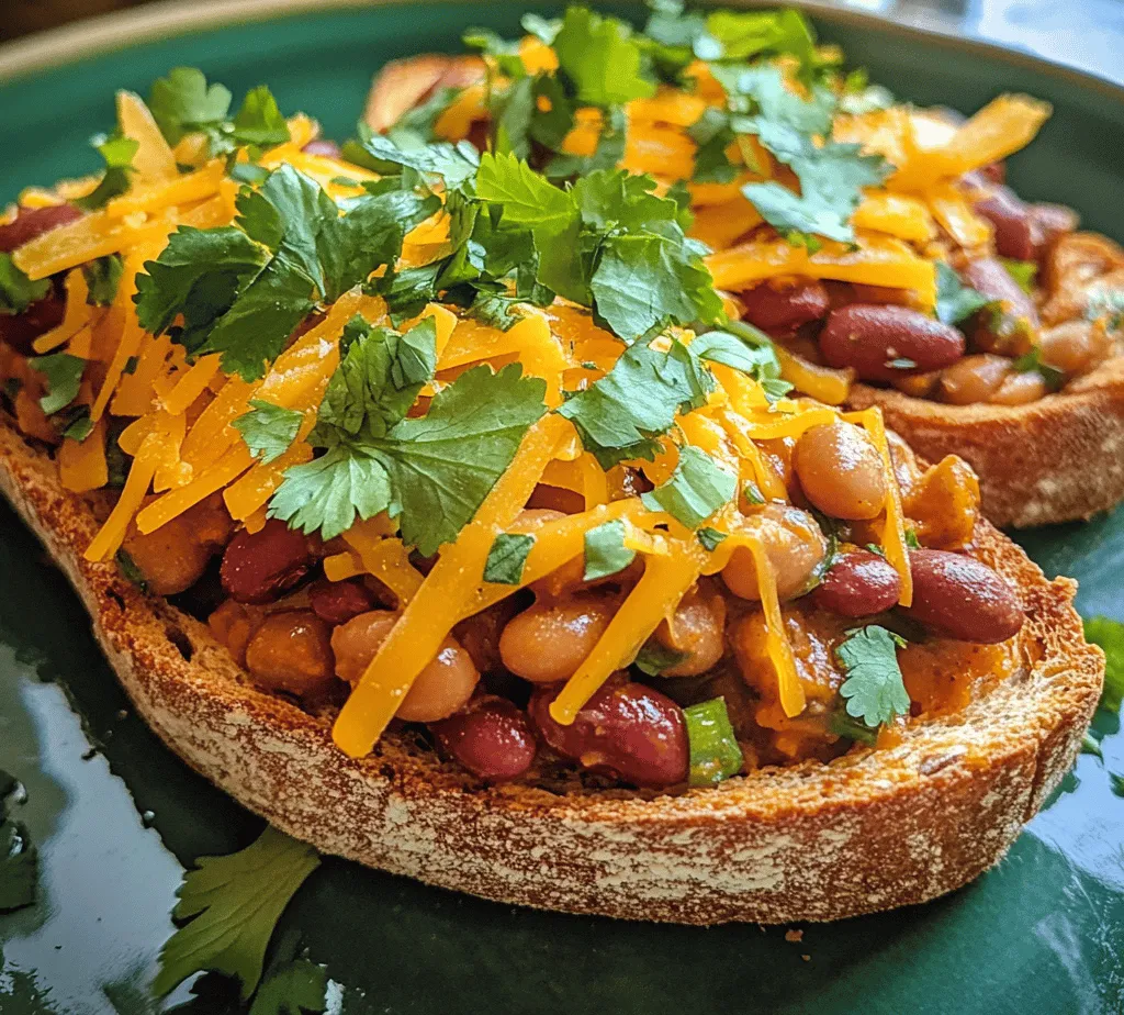 Cheesy Masala Beans on Toast is a delightful dish that beautifully marries the comforting essence of classic toast with the bold, vibrant flavors of Indian spices. This fusion recipe showcases the richness of mixed beans paired with the creamy indulgence of cheddar cheese, resulting in a dish that is not only satisfying but also bursting with flavor. Whether you're looking for a quick breakfast option, a hearty snack, or a light dinner, this recipe checks all the boxes. The combination of spices and cheese makes it an irresistible choice for anyone who appreciates a good comfort meal.