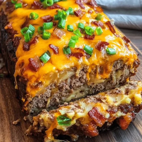 When it comes to comfort food, few dishes resonate as deeply as meatloaf. The Ultimate Loaded Potato Meatloaf takes this classic dish to new heights by marrying the familiar heartiness of traditional meatloaf with the creamy, indulgent goodness of loaded baked potatoes. This unique twist caters to both die-hard meatloaf enthusiasts and those looking to explore contemporary culinary variations. It’s not just a meal; it’s an experience that brings families together, igniting conversation and joy around the dinner table.