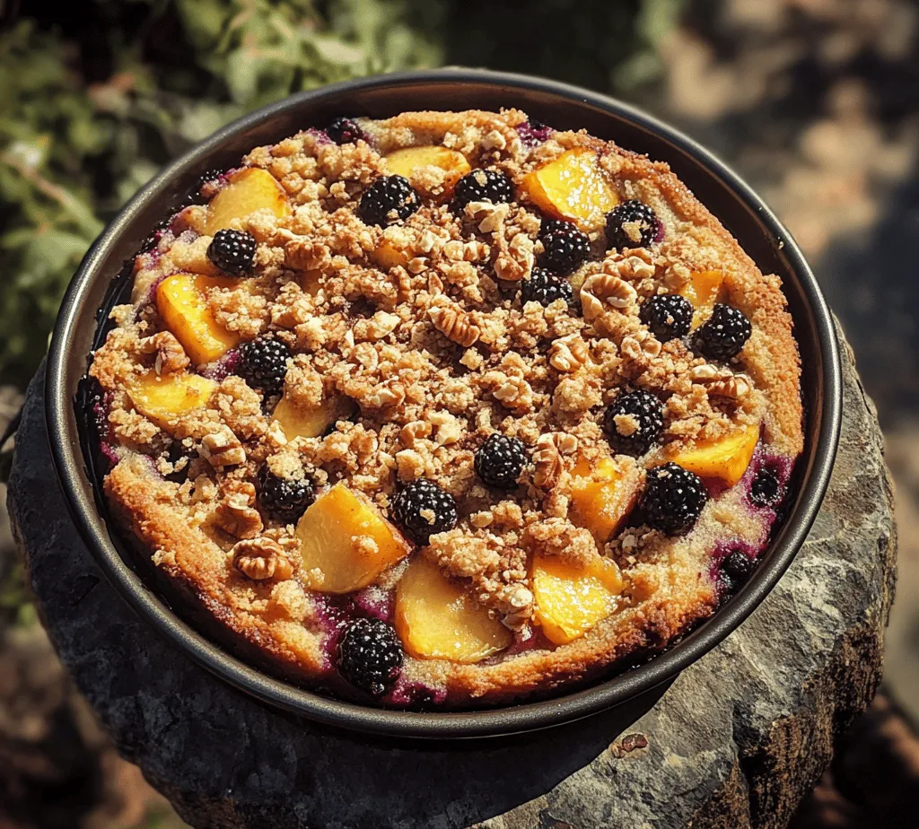 Coffee cakes have long been cherished as a staple for gatherings and cozy mornings alike. These delightful treats are not just desserts; they embody the warmth of home, the joy of shared moments, and the comfort of a well-brewed cup of coffee. Among the plethora of flavors and variations, the Peach Blackberry Coffee Cake stands out. This recipe combines the sweet, juicy essence of fresh peaches and the tartness of blackberries, creating a cake that is not only visually appealing but also a symphony of textures and tastes.