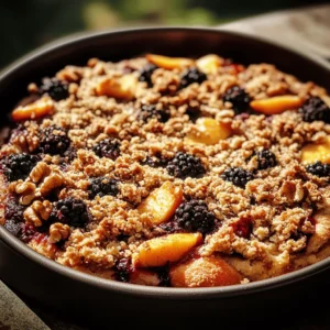 Coffee cakes have long been cherished as a staple for gatherings and cozy mornings alike. These delightful treats are not just desserts; they embody the warmth of home, the joy of shared moments, and the comfort of a well-brewed cup of coffee. Among the plethora of flavors and variations, the Peach Blackberry Coffee Cake stands out. This recipe combines the sweet, juicy essence of fresh peaches and the tartness of blackberries, creating a cake that is not only visually appealing but also a symphony of textures and tastes.