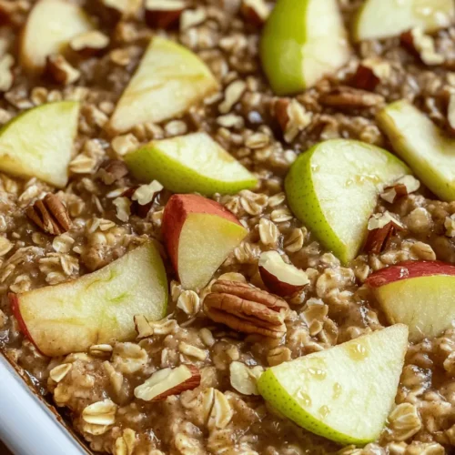 Breakfast is often touted as the most important meal of the day, and for good reason. It kickstarts your metabolism, provides essential nutrients that fuel your body and brain, and sets the tone for healthy eating throughout the day. However, with our fast-paced lives, many people opt for quick, processed options that can leave them feeling sluggish. This is where the Irresistible Healthy Apple Oatmeal Breakfast Bake comes into play—a nutritious and delicious option that not only satisfies your morning hunger but also nourishes your body.