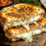 Grilled cheese sandwiches have long been cherished as a quintessential comfort food, evoking warm memories of childhood lunches and cozy gatherings. Their simple, yet satisfying combination of melted cheese and toasted bread provides a delightful experience that warms both the heart and the stomach. While the classic grilled cheese sandwich has its own charm, imagine amplifying that comfort with the irresistible flavors of garlic and herbs. Enter the Garlic Bread Grilled Cheese Delight—a unique twist that infuses the traditional sandwich with the savory goodness of garlic bread, taking it to new heights.