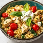 Chicken Orzo is not just a meal; it’s a culinary experience that combines the heartiness of chicken with the unique texture of orzo pasta, creating a dish that is both comforting and nutritious. The balance of flavors and textures in this dish makes it ideal for families seeking wholesome dinner options or individuals looking to prep meals for the week ahead. With tender pieces of chicken, al dente orzo, vibrant spinach, and a medley of other fresh ingredients, this recipe is a balanced powerhouse of nutrition that is sure to please even the pickiest eaters.