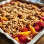 As the days grow longer and the sun shines brighter, summer invites us to indulge in a delightful array of seasonal desserts. There’s something magical about this time of year that brings an abundance of fresh fruits to the forefront of our culinary adventures. Among the many sweet treats that celebrate the season, few are as comforting and delicious as a Strawberry Peach Crisp. This dessert captures the essence of summer, blending the vibrant flavors of strawberries and peaches with a satisfying crispy topping.