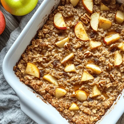 Breakfast is often heralded as the most important meal of the day, and for good reason. A wholesome breakfast fuels your body after hours of fasting overnight, jump-starting your metabolism and providing the energy needed to tackle the day ahead. However, finding a breakfast option that is both delicious and nutritious can sometimes feel like a challenge. Enter the Irresistible Healthy Apple Oatmeal Breakfast Bake—a delightful dish that not only satisfies your taste buds but also supports your health goals.