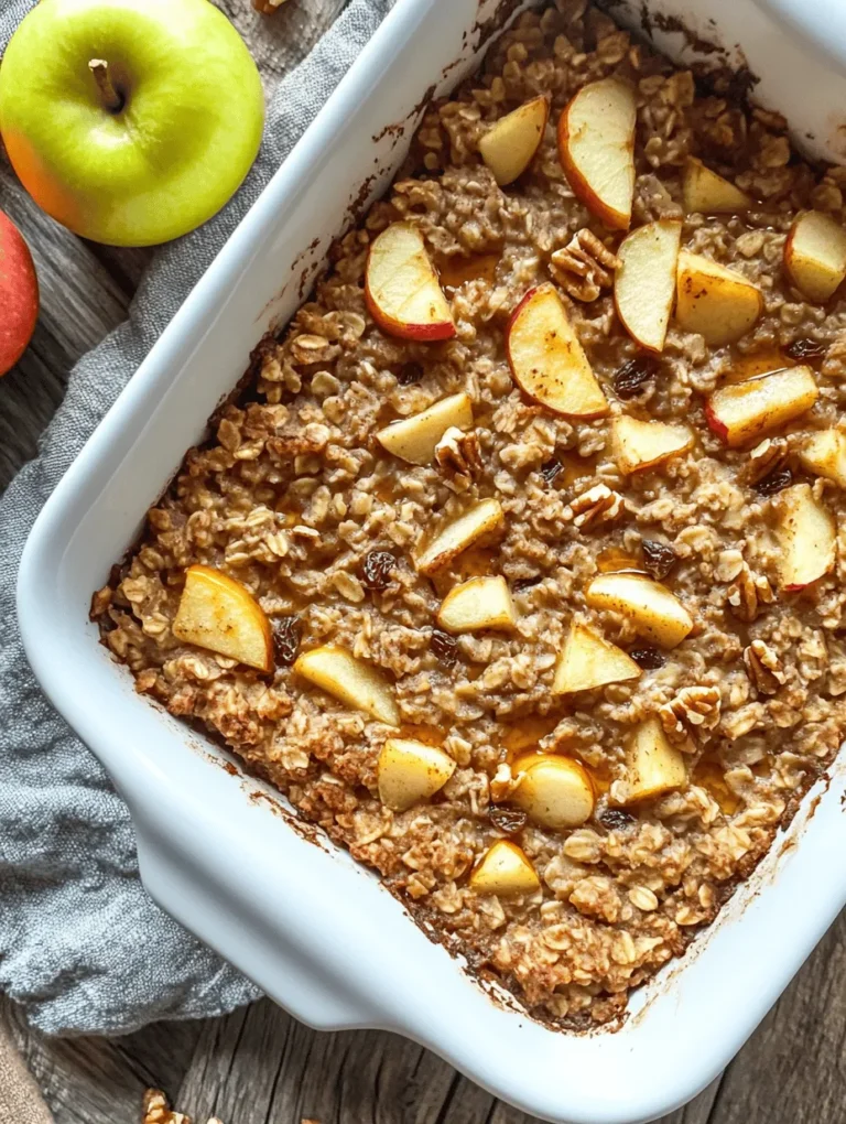 Breakfast is often heralded as the most important meal of the day, and for good reason. A wholesome breakfast fuels your body after hours of fasting overnight, jump-starting your metabolism and providing the energy needed to tackle the day ahead. However, finding a breakfast option that is both delicious and nutritious can sometimes feel like a challenge. Enter the Irresistible Healthy Apple Oatmeal Breakfast Bake—a delightful dish that not only satisfies your taste buds but also supports your health goals.
