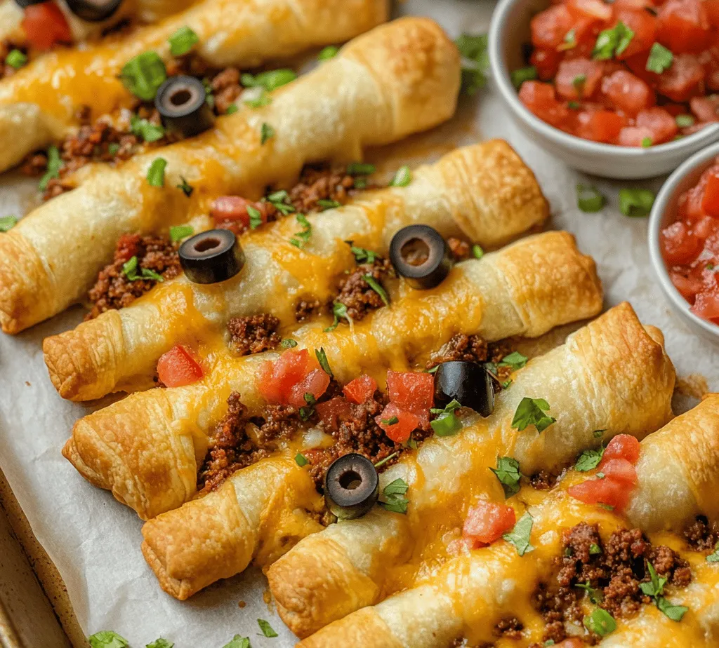 Cheesy taco sticks are a delightful fusion of familiar flavors, marrying the beloved taste of tacos with the convenience of a handheld snack. These mouthwatering treats are perfect for any occasion, whether you're hosting a gathering with friends, planning a family dinner, or simply looking for a satisfying snack to enjoy during movie night. The beauty of cheesy taco sticks lies not only in their flavor but also in their ability to please a crowd; everyone loves tacos, and when they come wrapped in a warm, cheesy crescent roll, they become an unforgettable treat.