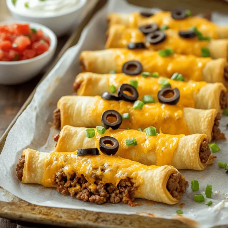 Cheesy taco sticks are a delightful fusion of familiar flavors, marrying the beloved taste of tacos with the convenience of a handheld snack. These mouthwatering treats are perfect for any occasion, whether you're hosting a gathering with friends, planning a family dinner, or simply looking for a satisfying snack to enjoy during movie night. The beauty of cheesy taco sticks lies not only in their flavor but also in their ability to please a crowd; everyone loves tacos, and when they come wrapped in a warm, cheesy crescent roll, they become an unforgettable treat.