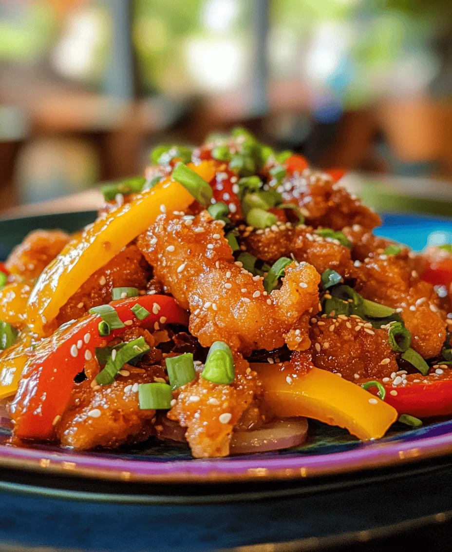 Crispy Chilli Beef is a beloved dish in Asian cuisine, renowned for its tantalizing combination of textures and flavors. Originating from the vibrant food culture of China, this dish has made its way into the hearts (and stomachs) of food lovers worldwide. It showcases tender strips of beef that are coated in a crispy batter, then tossed with a medley of colorful bell peppers and a sweet, spicy sauce that perfectly balances heat and sweetness. The allure of Crispy Chilli Beef lies in its crispy texture, vibrant flavors, and versatility, making it a favorite for both casual family dinners and festive gatherings.