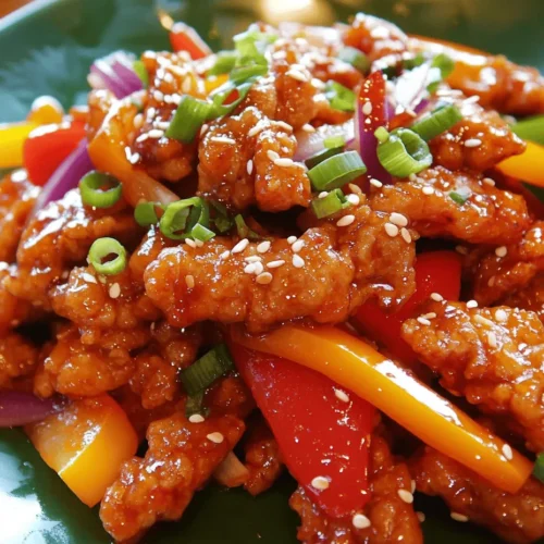 Crispy Chilli Beef is a beloved dish in Asian cuisine, renowned for its tantalizing combination of textures and flavors. Originating from the vibrant food culture of China, this dish has made its way into the hearts (and stomachs) of food lovers worldwide. It showcases tender strips of beef that are coated in a crispy batter, then tossed with a medley of colorful bell peppers and a sweet, spicy sauce that perfectly balances heat and sweetness. The allure of Crispy Chilli Beef lies in its crispy texture, vibrant flavors, and versatility, making it a favorite for both casual family dinners and festive gatherings.