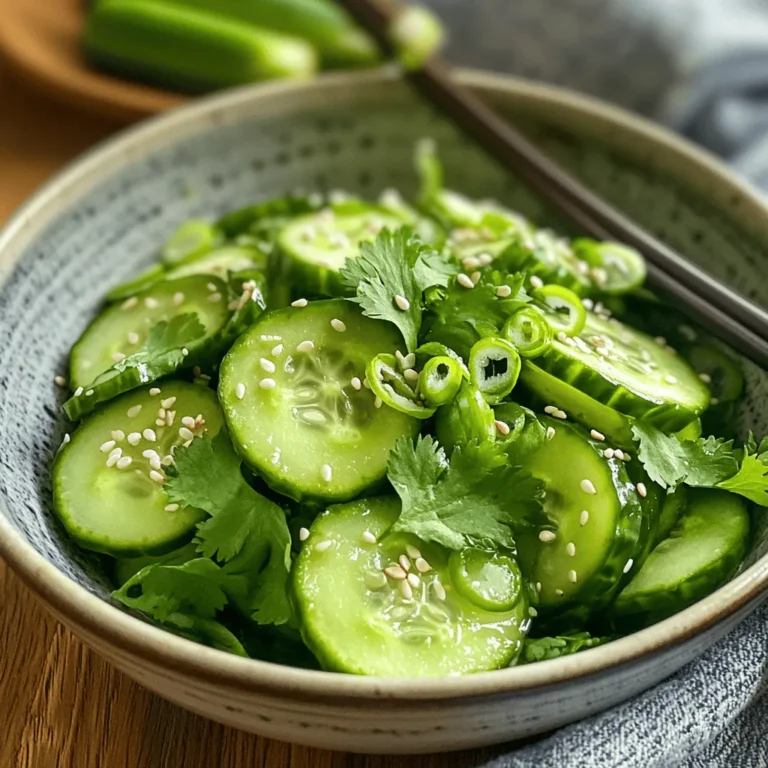 To truly appreciate the Crunchy Asian Cucumber Salad, it’s essential to understand the role each ingredient plays in crafting this delightful dish. From the crisp cucumbers to the aromatic seasonings, each component contributes to the overall flavor profile and texture.