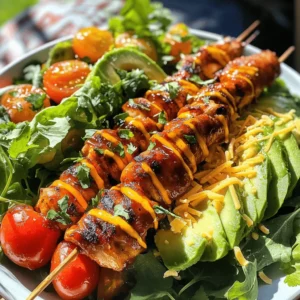 As summer approaches, the desire for fresh, vibrant dishes grows stronger, and there's nothing quite like a BBQ Chicken Skewer Salad to fulfill that craving. This dish is a delightful fusion of juicy, grilled chicken skewers and a refreshing array of salad ingredients, making it an ideal choice for summer gatherings or a nutritious weeknight dinner. The combination of smoky BBQ chicken paired with crisp greens and colorful vegetables creates a satisfying meal that is not only delicious but also visually appealing.