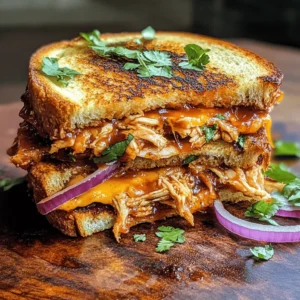 Comfort food has a remarkable ability to evoke warmth, nostalgia, and happiness. It’s that satisfying feeling you get from indulging in a dish that not only fills your belly but also nourishes your soul. Among the myriad of comfort foods, grilled cheese sandwiches hold a special place in the hearts of many. Now, imagine taking this classic favorite and elevating it with the savory goodness of BBQ chicken. Enter the BBQ Chicken Grilled Cheese—a delightful fusion of flavors that brings together tender, shredded chicken coated in tangy BBQ sauce, melty cheese, and crispy, golden sourdough bread.