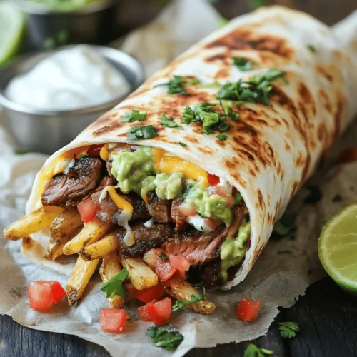 Steak & Cheese Dirty Fry Burritos are not just a meal; they are an experience. The combination of juicy flank steak, creamy melted cheese, and crunchy fries creates a symphony of flavors that tantalize the taste buds. The burrito brings together the best of comfort food into one handheld package. The concept of loaded burritos, often referred to as "dirty" burritos, has gained popularity in recent years. This trend embraces the notion of indulgence and creativity in cooking, allowing for various toppings and fillings to create a unique culinary creation.