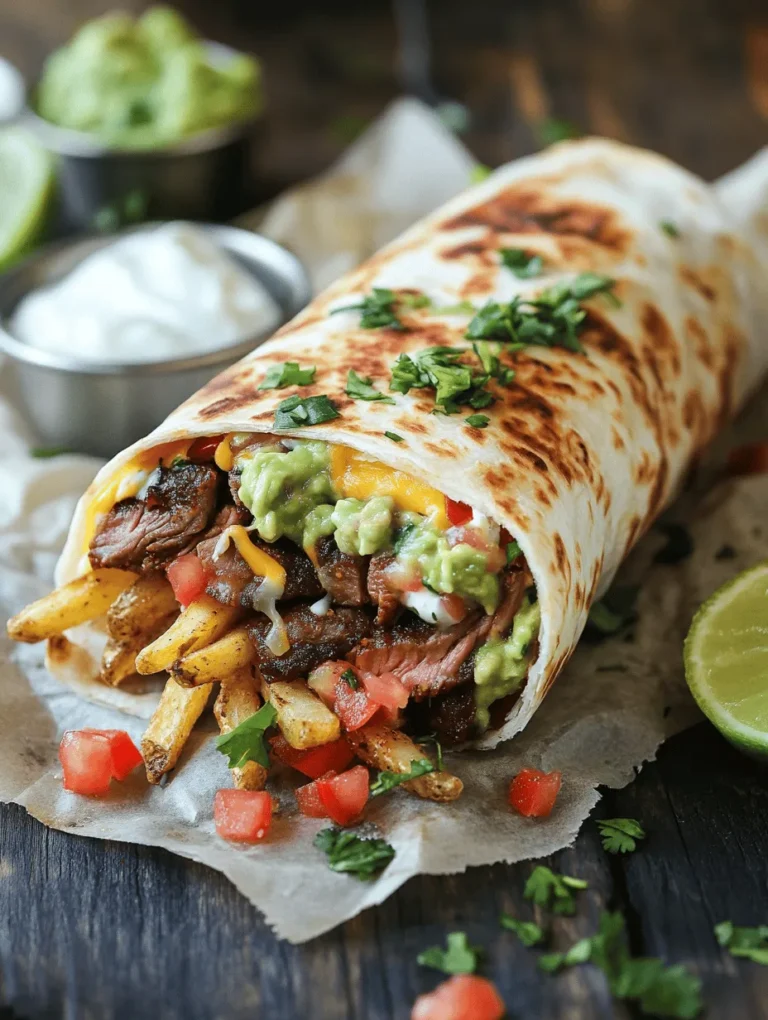 Steak & Cheese Dirty Fry Burritos are not just a meal; they are an experience. The combination of juicy flank steak, creamy melted cheese, and crunchy fries creates a symphony of flavors that tantalize the taste buds. The burrito brings together the best of comfort food into one handheld package. The concept of loaded burritos, often referred to as "dirty" burritos, has gained popularity in recent years. This trend embraces the notion of indulgence and creativity in cooking, allowing for various toppings and fillings to create a unique culinary creation.