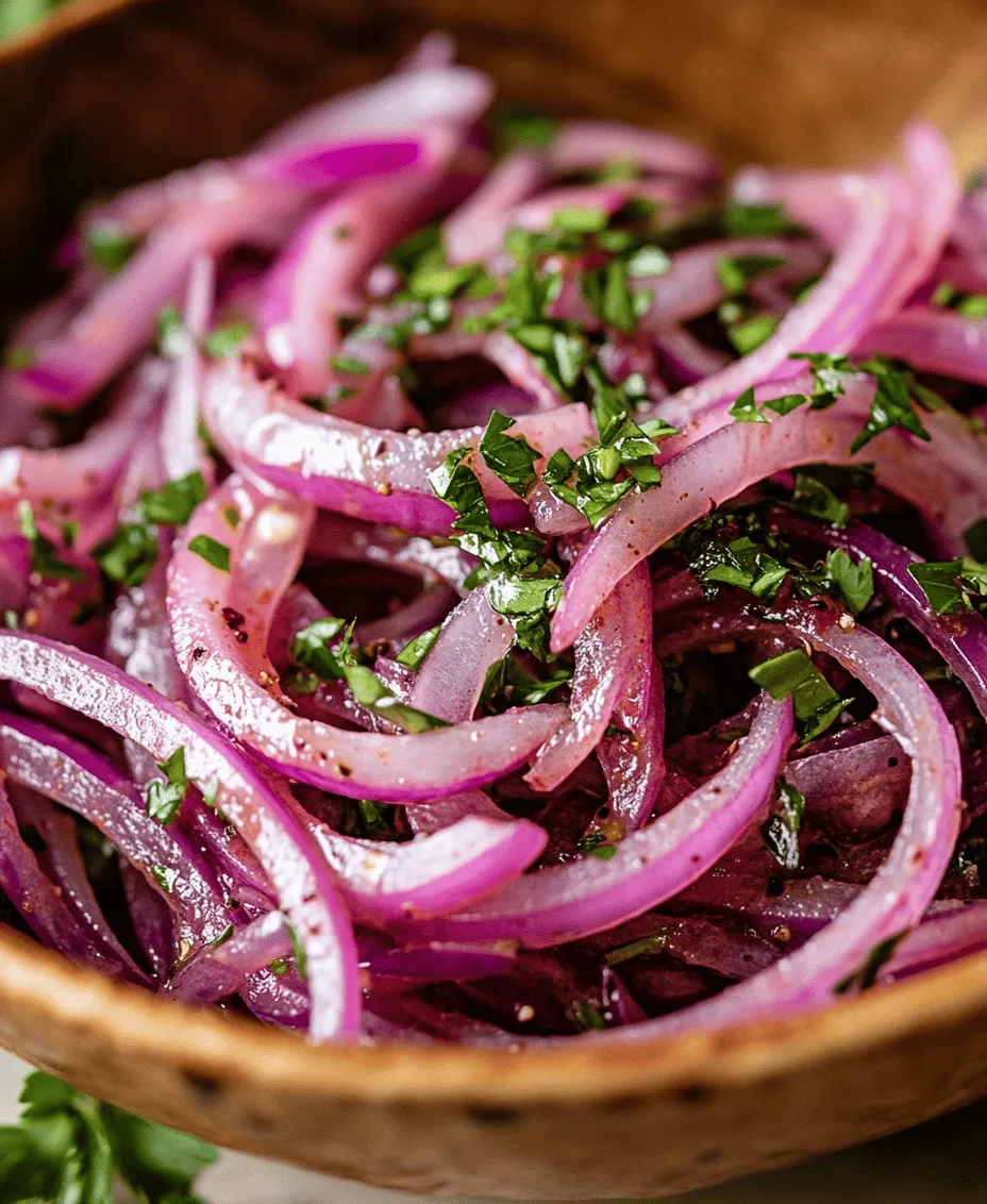 Zesty Sumac Onions is a vibrant dish that brings a burst of flavor and brightness to any table. Rooted in Middle Eastern cuisine, this dish exemplifies how simple ingredients can create unparalleled taste experiences. The use of sumac, a tangy spice made from the dried berries of the sumac plant, elevates the humble onion to new heights. This recipe not only showcases the unique characteristics of sumac but also emphasizes the importance of incorporating fresh ingredients into our everyday meals. As more people seek to explore diverse flavors and healthy cooking options, Zesty Sumac Onions stands out as a fresh and zesty addition to any culinary repertoire.
