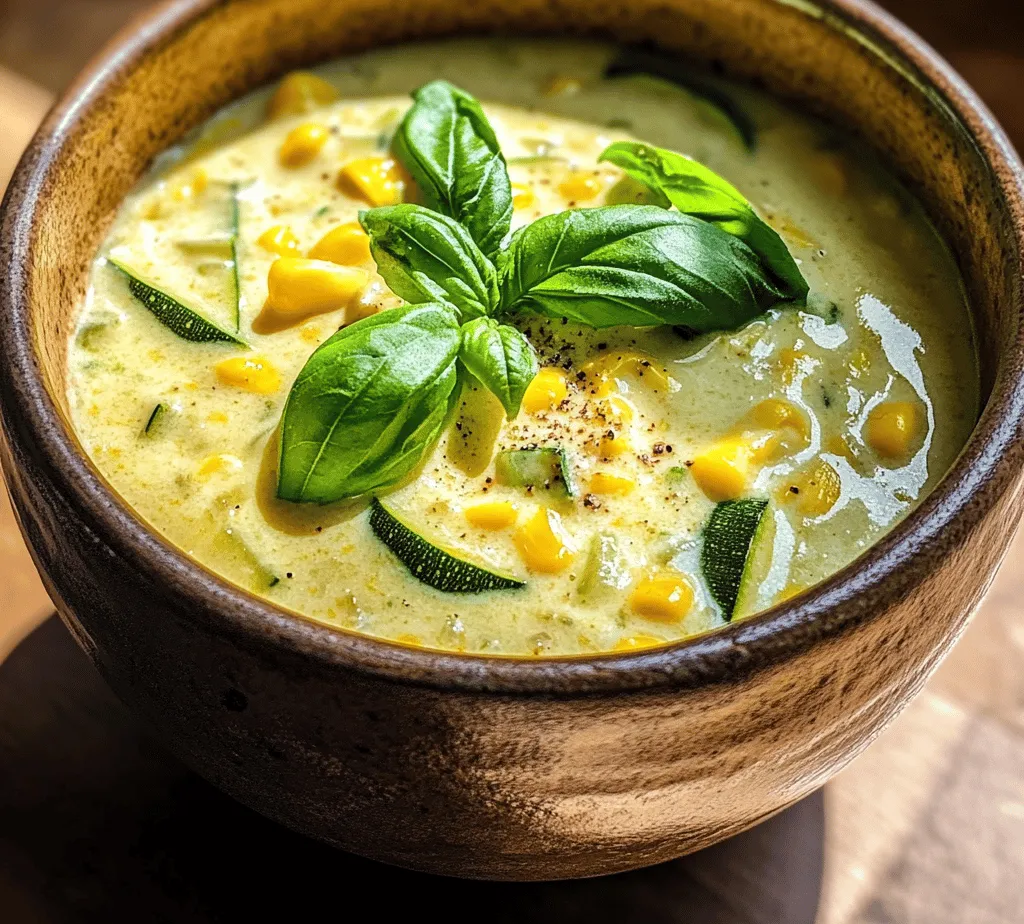 To craft the perfect Creamy Summer Corn and Zucchini Chowder, it’s vital to understand the role each ingredient plays in creating a flavorful, satisfying dish. Let’s delve into the star components that make this chowder shine.